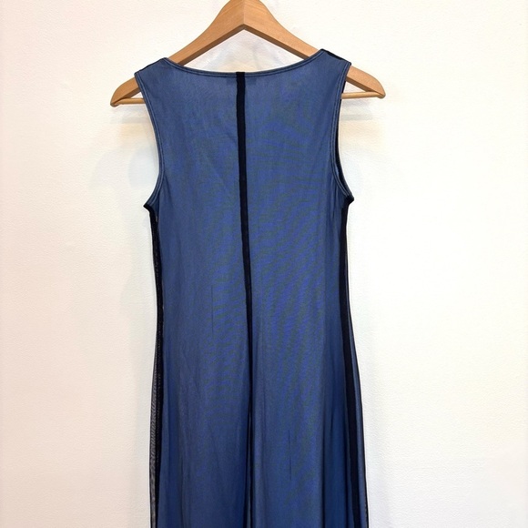 Vintage Rampage 90's/Y2K Mesh Overlay Maxi Dress Fairy Grunge Whimsigoth 3-XS - Picture 6 of 12